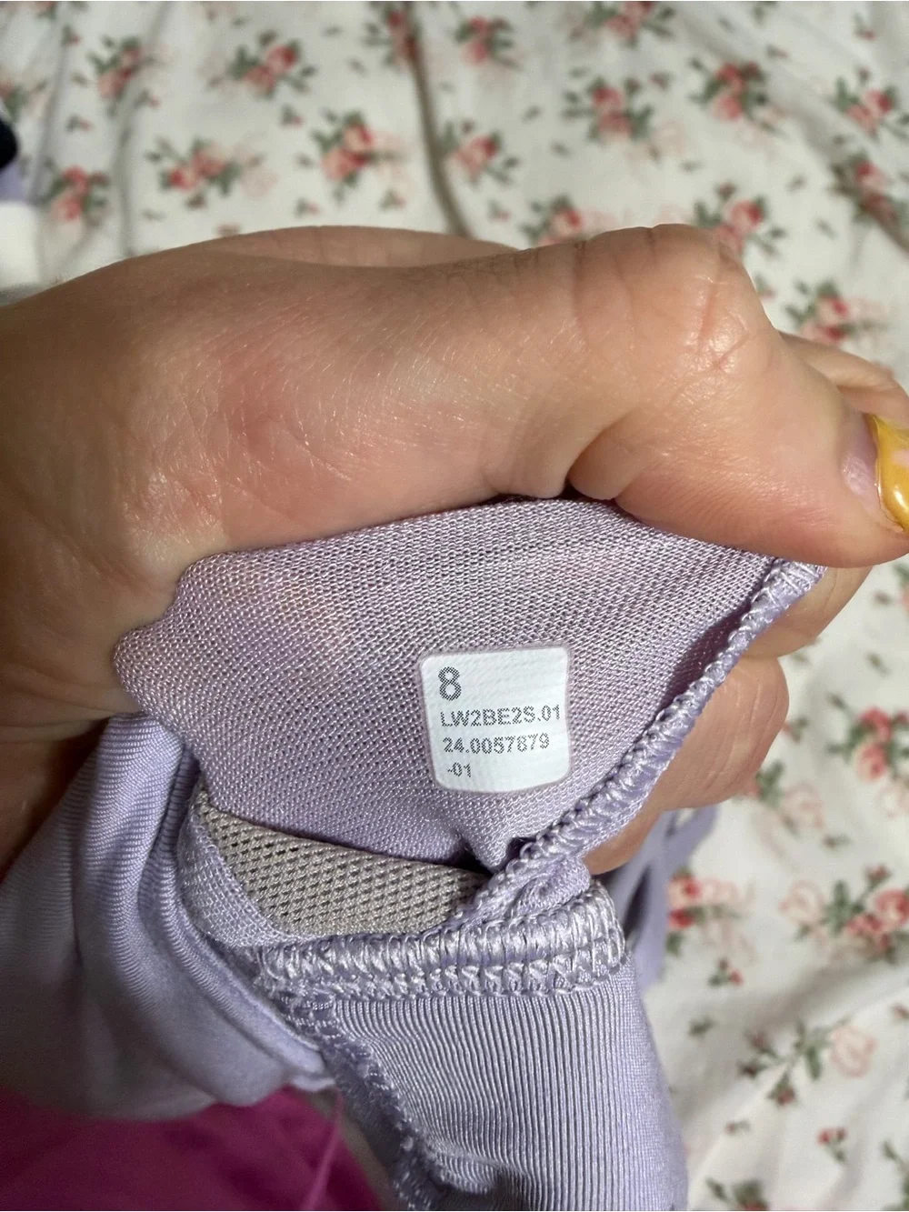lululemon athletica Lavender Cross-Back Sports Bralette